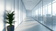 © Prestiva - Beautiful blurred background of a light modern office interior