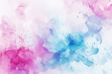 Poster - Soft pastels blend seamlessly in abstract watercolor texture showcasing dreamy artistic expression in high detail