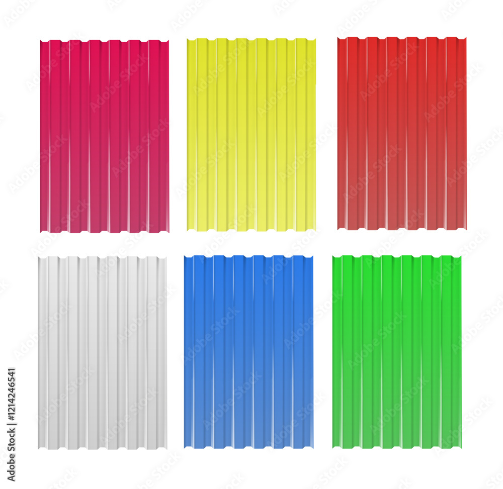 Galvanise Vector File Galvanized iron for fences, walls, roofs. House remodel corrugated ...
