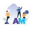 © Room Design - Diverse Team Standing on AM Celebrating Inclusion