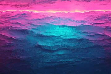 Aufkleber - A glitchy digital art piece with a dark background, incorporating shades of pink and blue, symbolizing a futuristic theme