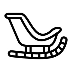 Poster - Sled Vector Design Icon Style