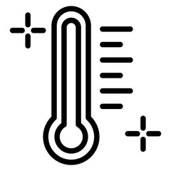 Poster - Thermometer Vector Design Icon Style