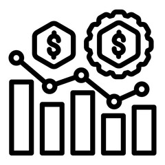 Poster - Finance Analytics Vector Design Icon Style