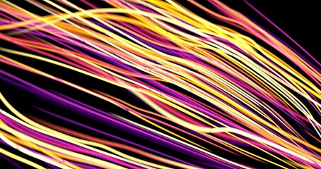 Poster - light wave background, 3d Rendering, Abstract Background
