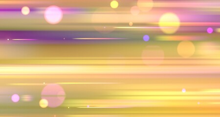 Poster - Neon light wave