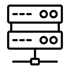 Poster - Server Vector Design Icon Style