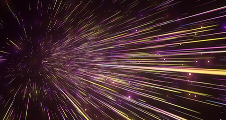 Poster - light wave background, 3d Rendering, Abstract Background
