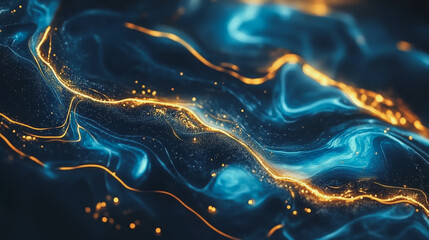 Wall Mural - abstract digital background electromagnetic wave background innovation digital wave, information tec