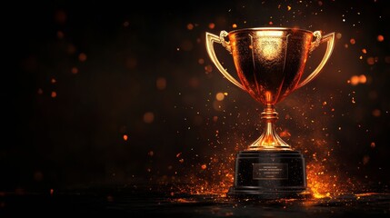 a cup on the dark background