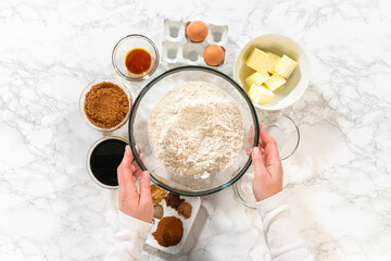 Wall Mural - Spiced Gingerbread Cookie Dough Perfect for Baking