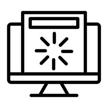 Web Loading Vector Design Icon Style