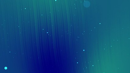 Poster - A Serene Abstract Digital Composition of Gradient Blue Tones with Star-Like Elements