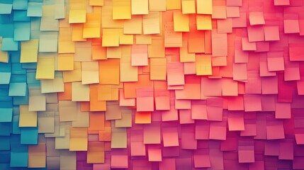 Poster - Bright and clean office background with a focus on a planner and sticky notes, leaving plenty of copy space.