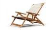 © Fenny - Wooden beach chair, relaxation, summer, outdoor, white background, vacation