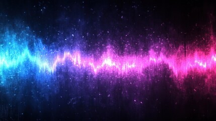 abstract cosmic energy flow, vibrant nebula background, digital art
