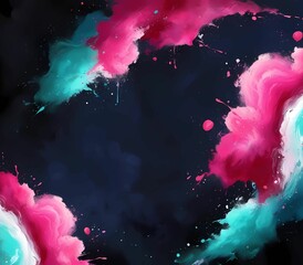 cosmic haze colorful abstract background