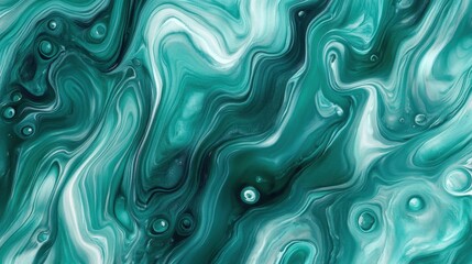 Wall Mural - abstract blue and white liquid flow