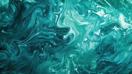 Wall Mural - abstract blue and white liquid flow
