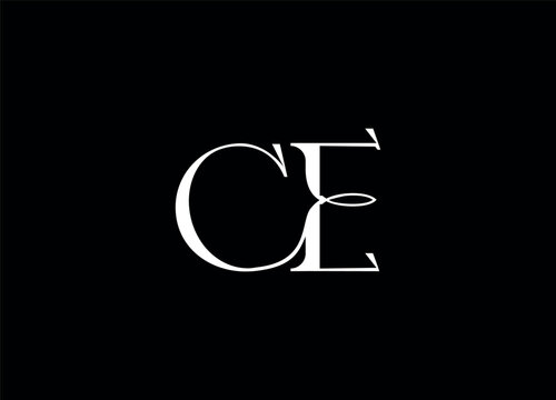 CE Logo Design Creative and Modern Logo Design
