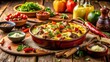 © prapatsorn - Salta Llama Casserole: Authentic Argentinian Cuisine, Tilt-Shift Photography