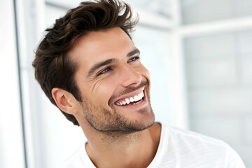 Wall Mural - portrait of a handsome man