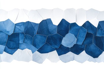Poster - Abstract Blue Gradient Background with Soft Cloud-Like Shapes and Textures