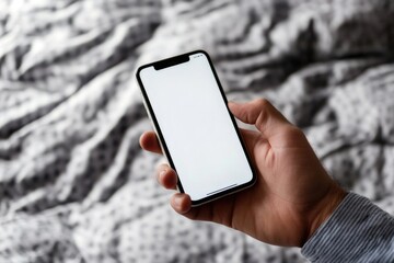 Poster - A person holding a cell phone in their hand