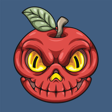 Monster Apple illustration