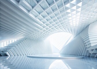 Poster - Abstract White Minimalist Patterns: Professional Design Backgrounds