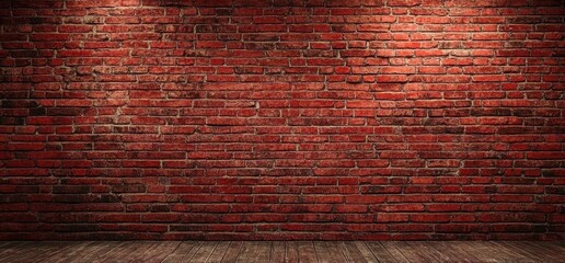 Poster - Dark Red Brick Wall Texture Background