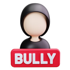 Poster - Cyber Bullying 3d render icons