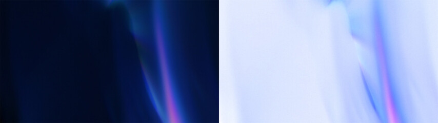 Poster - indigo wash prism overlay: abstract background with a subtle indigo light wash and a soft prism effe