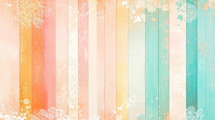 Poster - A collection of pastel colored vertical stripes creating a soothing and vibrant design. Perfect for backgrounds, textures, or creative projects.