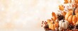 © pisan - Celebrate the season with warm greetings This seasonal greeting card features a vibrant array of pumpkins, pine cones, and autumn leaves, perfect for sending festive quotes Share the beauty of fall