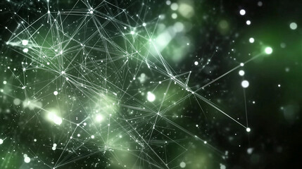 Poster - black abstract technology illustration background