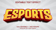 © Mean Design - esports 3d vector text effect with modern style design