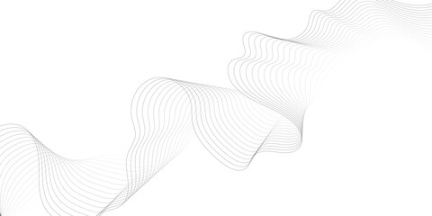Fototapete - Modern abstract white wave digital geometric Technology, background and many more, twisted curve lines with blend effect abstract vector abstract background, Design for banner, wallpaper, 
