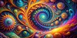 © ChannelPIC - Surreal and colorful abstract digital art; trippy, mind-bending psychedelic patterns for vibrant, acid trip wallpapers.