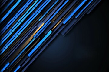 Poster - blue gradient backdrop featuring an abstract depiction of deep water