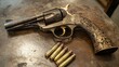 © Marco - revolver with bullets on a table