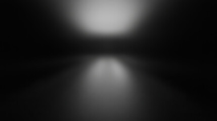 Poster - mysterious light creates an enigmatic atmosphere in dark space at twilight