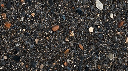 Poster - Dark Grey and Black Gravel Texture Background
