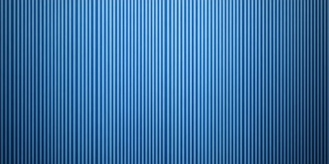 Poster - Blue striped background Doodle style sailor vest ornament


