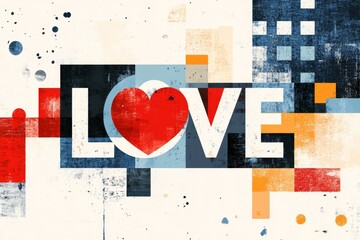 Poster - A clean, modern poster featuring the word 