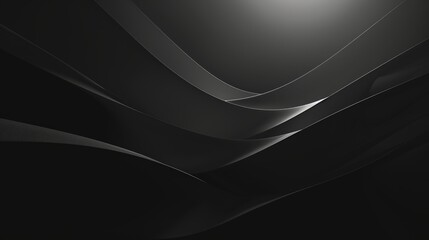 Aufkleber - Abstract Dark Grey Curves Wallpaper