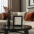 © Nompumelelo - Coffee table with a black frame