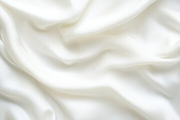 Poster - Smooth white canvas displaying elegant texture perfect for text overlay in a professional studio environment with realistic lighting