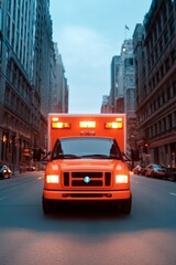 Poster - Innovative Urban Emergency Vehicle Design Reflective Templates on Modern Surfaces - Enhanced Safety and Visibility for City Response Units