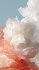 Poster - Dynamic artistic dreamlike abstraction soft textures surrealist colors abstract environment ethereal perspective